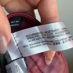 ZARA Faux Leather High Waisted Zipper Slit Bottom Red Pull On Pants Size XS Photo 7