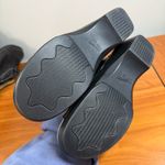 Dansko  Sela Patent Leather Slip On Sandal Heel Criss Cross Strappy Buckle Black Photo 4