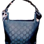 Gucci Authentic Black GG Monogram Shoulder Bag Photo 0