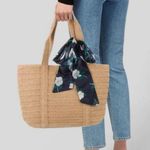 Draper James NWT  Everyday Straw Woven Tote Bag Photo 0