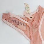 Free People We Are HAH X Women's Key to Ur Heart Sheer Bodysuit Dusty Rose NWT Photo 5