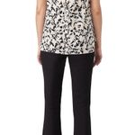 Proenza Schouler Scribble Rose Floral Sleeveless Silk Ruffle Top Size 4 Photo 1