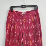 Lila Red Lightweight Tribal Print Pants S Photo 2
