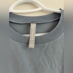 Athleta  woman athletic crop top bluish gray color Photo 4