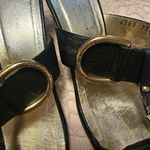 Dolce & Gabbana  Black Sandals with Gold Buckles Photo 7