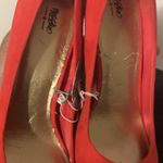 Red and Gold Women's Shoes Size 7.5 Photo 3