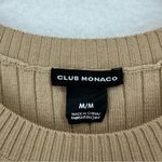 Club Monaco  Long Sleeve Sweater Dress Womens Medium Tan Photo 2