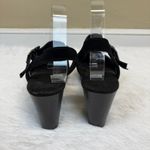 House of Harlow  1960 Black Suede Cherub Clogs Size 10 Photo 4