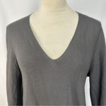 New York & Co. New York &‎ Company Ribbed Midi Dress Womens XL High Low Hem Side Slit V-neck Photo 1