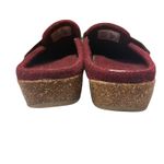 Earth Origins  Women's Aurora Janet Merlot Fabric Cork Retro Clogs Mules‎  7.5 Photo 6
