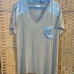 POL Silver Tan Short Sleeve Tee for Casual Elegance Photo 0