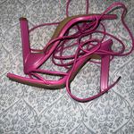 EGO Strappy lace up heels string between toes pink  size 8 Photo 4