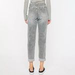 KanCan Frankie Mixed Denim‎ High Rise Straight Leg Mom Jeans Size 11/29 Gray Photo 1