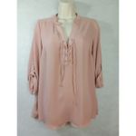 American Dream  Medium Womens Blouse Pink‎ Photo 3