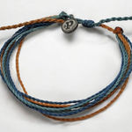 Pura Vida Blue & Orange Adjustable String Bracelet Photo 0