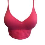 Streetwear Society Street Wear Society Hot Pink Padded Sports Club Bra Small Photo 3