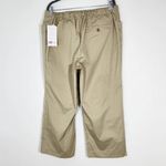 Liz Lange Maternity Cropped Wide Leg Khaki Pants NWT Size 16 Cropped Khaki Pants Photo 3