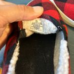 Old Navy Red and Black Plaid Slip-On Shoes | Size 8.5 Photo 5