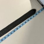 Talbots Olive Green Weaved Woven Genuine Leather Golden Buckle Belt Size M/L Photo 7