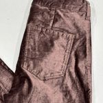 Free People  Velvet Crop Pants, Mauve, Size 28 Photo 4