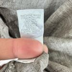 J. Jill Love Linen Beige 100% Linen Sleeveless Collared Button Up Blouse Size M Brown Size M Photo 5