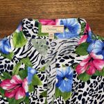 Choices Petites Open Jacket Floral and Animal Print Blue Size undefined Photo 2