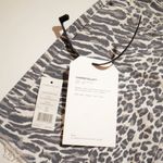 Current/Elliott The 5-Pocket Denim Leopard Print Denim Mini Skirt Photo 4