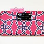 Kate Spade Moroccan Market Neda Large Wallet Bubblegum Pink Violet Leather Zip Photo 1