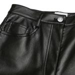 Wilfred Aritzia The Melina Vegan Leather Pants in Black, Size 00 Short Photo 2