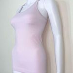 Halara  Ribbed Tank Top with Built in Bra in Lilac Cream Photo 9
