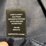 Anthropologie Isla Maude Yellow Floral Brocade Midi Skirt Navy Lined High Waist Blue Size XXS Photo 5