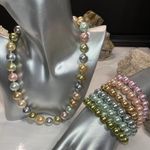 KJL Kenneth Jay Lane Faux Pearl & Stretchable Bracelets Photo 0