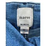 Maeve  The Colette Wide Leg‎ Cropped Jeans Women Size 32 Blue Denim High Rise Photo 4