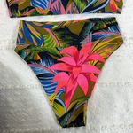 Aerie Ruffle Longline Floral Bikini Top and High-waist Bottoms Photo 5