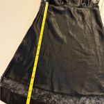 Victoria's Secret Satin Lace Chemise Nightie Slip Gown Black XSmall Sexy Photo 3