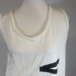 White vintage streetwear sweatshirt midi dress with pockets size medium Photo 1