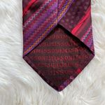 Missoni  Red/Purple Design Tie Photo 3