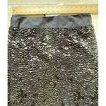 Max Mara NWT  Brown swirl Textured Mini Skirt ‎ Evening Party Cocktail size 12 Photo 2