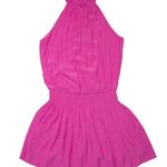 Ramy Brook NWT Karoline Smocked Mini in Hot Pink Blouson Dress M $395 Photo 3