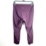 Lululemon Wunder Train High Rise Crop 21'' Women 10 Purple Culf Mesh Scallop Hem Photo 2