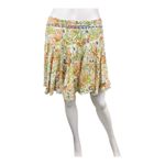 Cleobella Nora Retro Floral Pleated Mini Skirt Size Large Photo 5