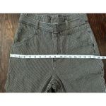 Rebecca Taylor La Vie  Striped Straight Jeans in Black Size 27 Photo 10