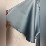 Unbranded Elegant White Lace Trim Blue Satin Sleepwear Set Size M Photo 6