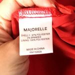 Majorelle  Bridget Mini Dress Size Large Ruby Red Strapless Off the Shoulder Photo 5