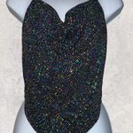 PaperMoon Glitter Backless Halter Top Photo 0