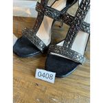 Antonio Melani ‎ 3.5" High Heel 8.5 Black Pump Rhinestone Embellished Formal Shoe Photo 8