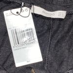 Mango  Casual Women’s Size XS Black Henley Front Short Sleeve T-Shirt Tee T Dress Photo 4