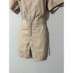 BERNE P700 Heritage Short Sleeve Coverall Romper Jumpsuit Shorts Women's Size S Tan Photo 4