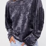 Free People  Milan velvet relaxed layering top Photo 0
