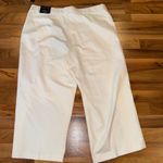 Jones New York  Women 2X White Gold Accent Pull-On Capri Pant‎ stretch casual NEW Photo 4